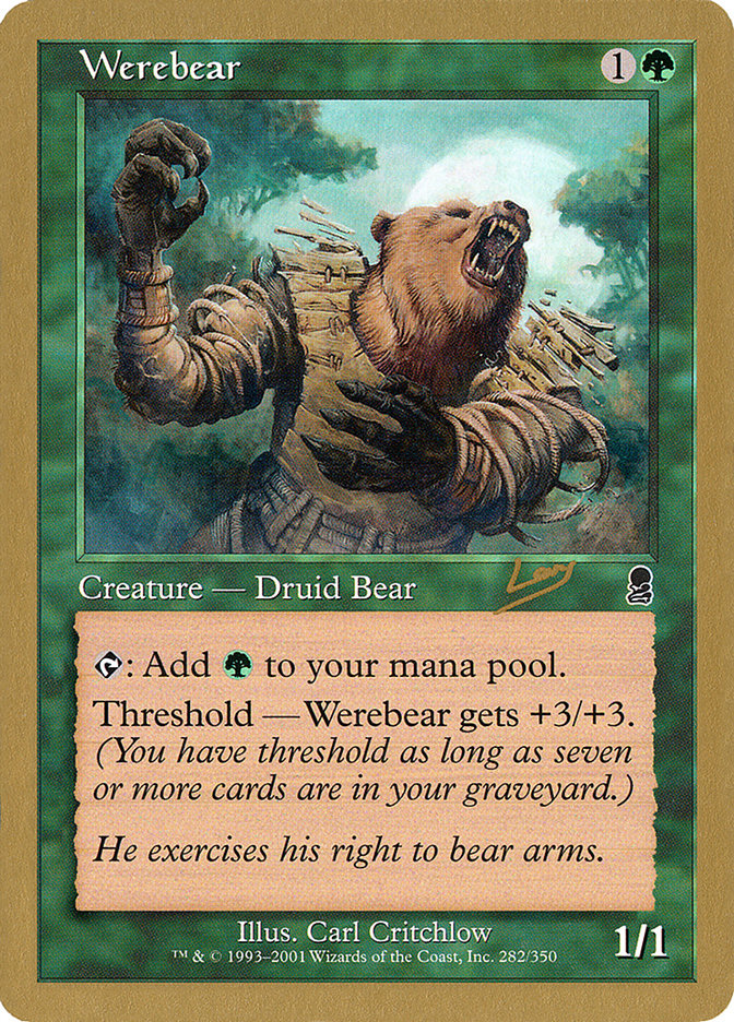 Werebear (Raphael Levy) [World Championship Decks 2002] | Card Merchant Takapuna