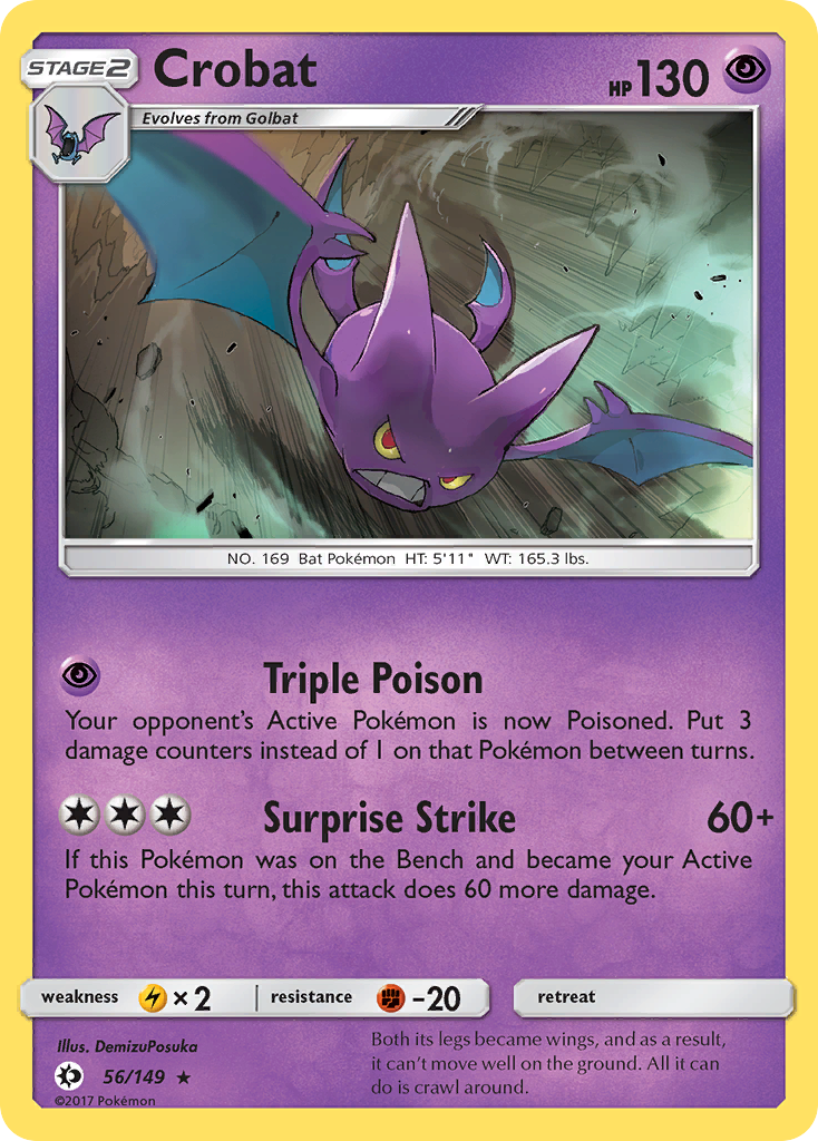 Crobat (56/149) [Sun & Moon: Base Set] | Card Merchant Takapuna