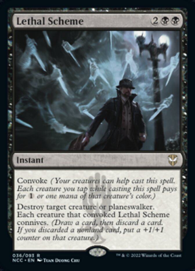 Lethal Scheme [Streets of New Capenna Commander] | Card Merchant Takapuna