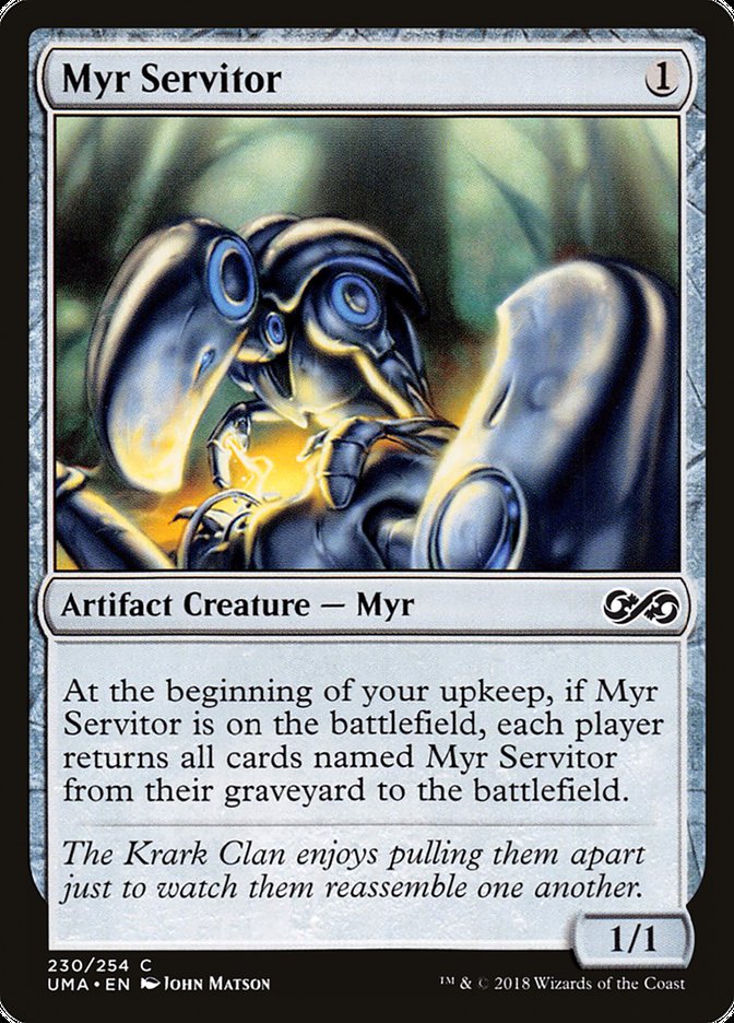 Myr Servitor [Ultimate Masters] | Card Merchant Takapuna