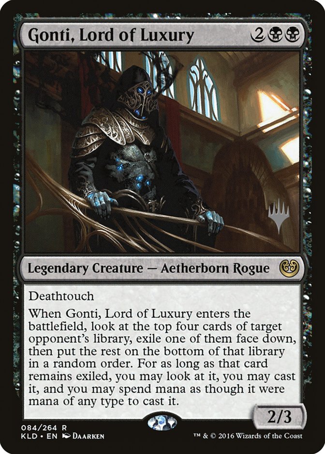 Gonti, Lord of Luxury (Promo Pack) [Kaladesh Promos] | Card Merchant Takapuna