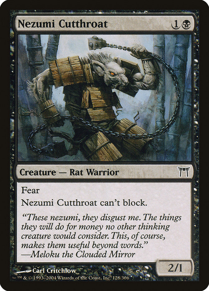 Nezumi Cutthroat [Champions of Kamigawa] | Card Merchant Takapuna