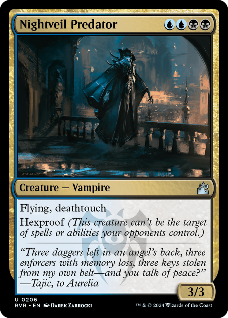 Nightveil Predator [Ravnica Remastered] | Card Merchant Takapuna