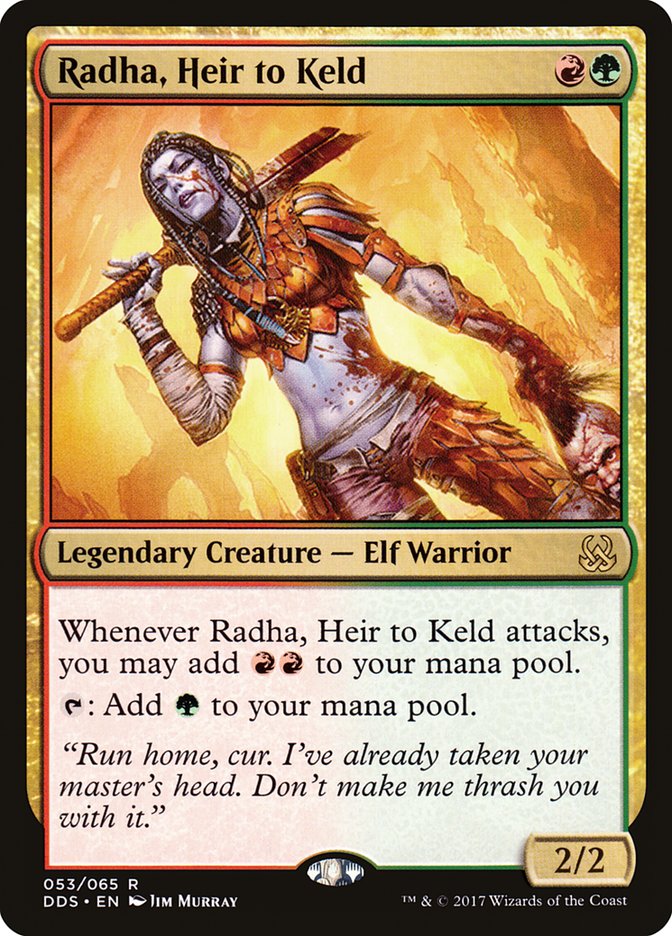 Radha, Heir to Keld [Duel Decks: Mind vs. Might] | Card Merchant Takapuna