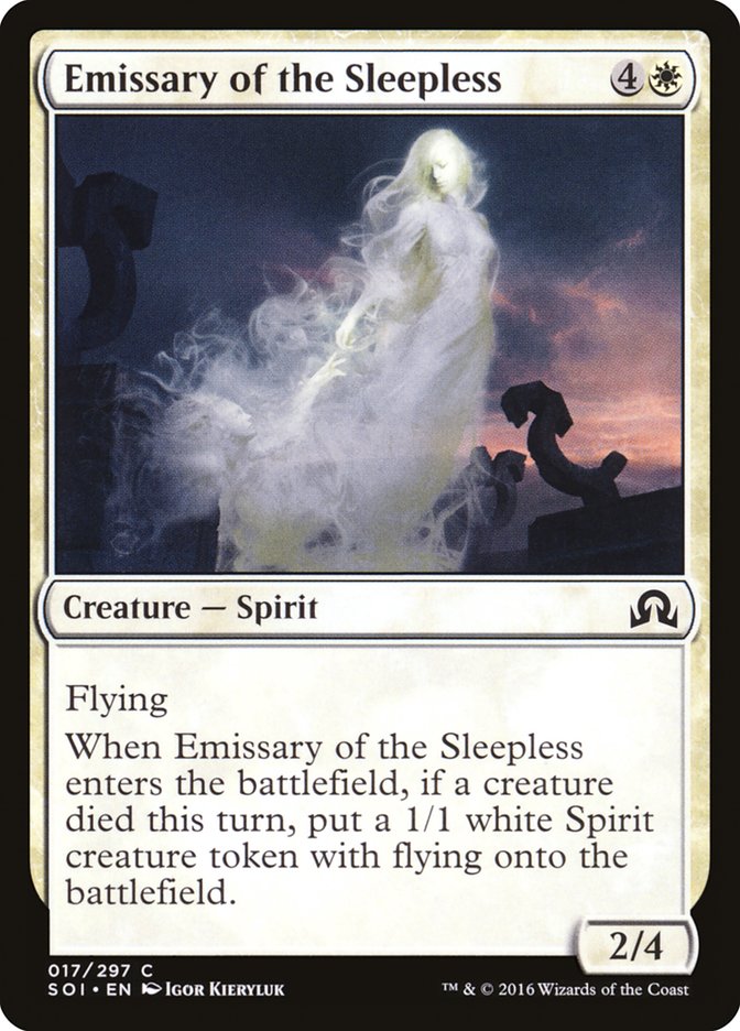 Emissary of the Sleepless [Shadows over Innistrad] | Card Merchant Takapuna