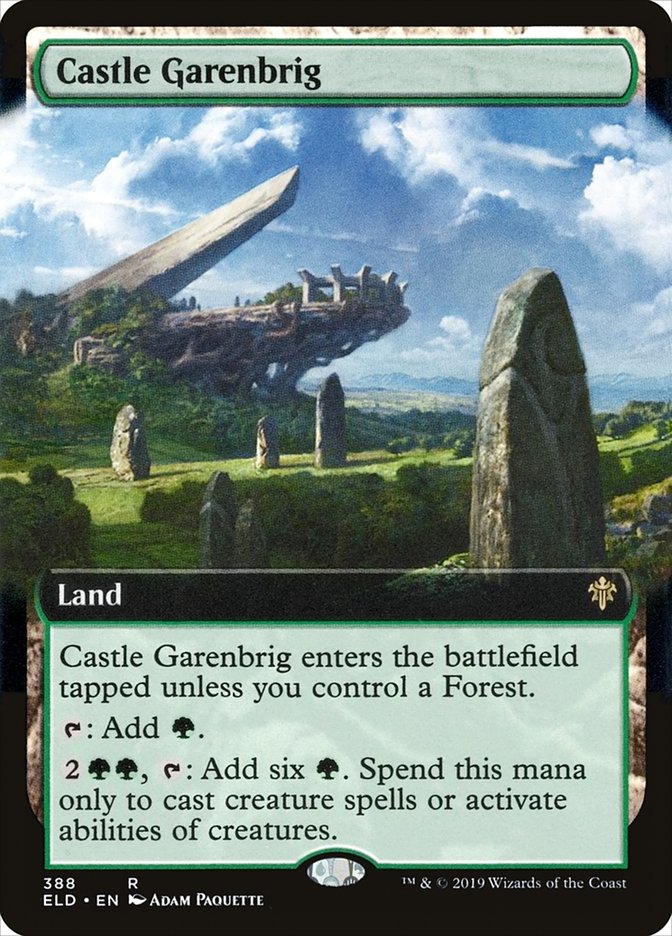 Castle Garenbrig (Extended Art) [Throne of Eldraine] | Card Merchant Takapuna