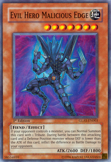 Evil Hero Malicious Edge [GLAS-EN003] Super Rare | Card Merchant Takapuna