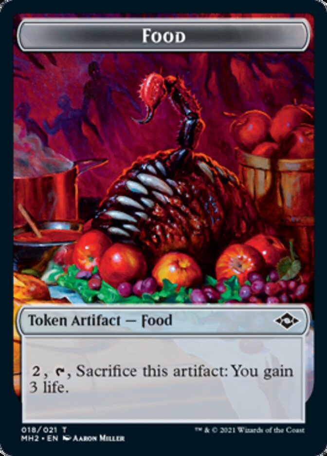 Food (18) // Golem Double-Sided Token [Modern Horizons 2 Tokens] | Card Merchant Takapuna