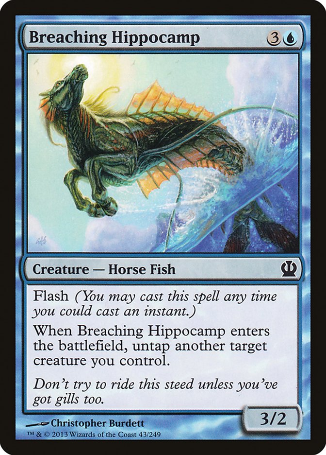 Breaching Hippocamp [Theros] | Card Merchant Takapuna