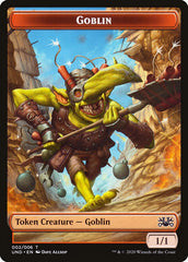 Goblin // Giant Teddy Bear Double-Sided Token [Unsanctioned Tokens] | Card Merchant Takapuna