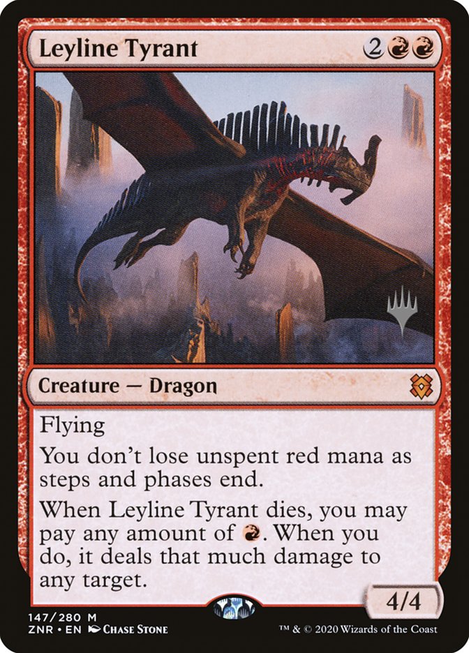 Leyline Tyrant (Promo Pack) [Zendikar Rising Promos] | Card Merchant Takapuna