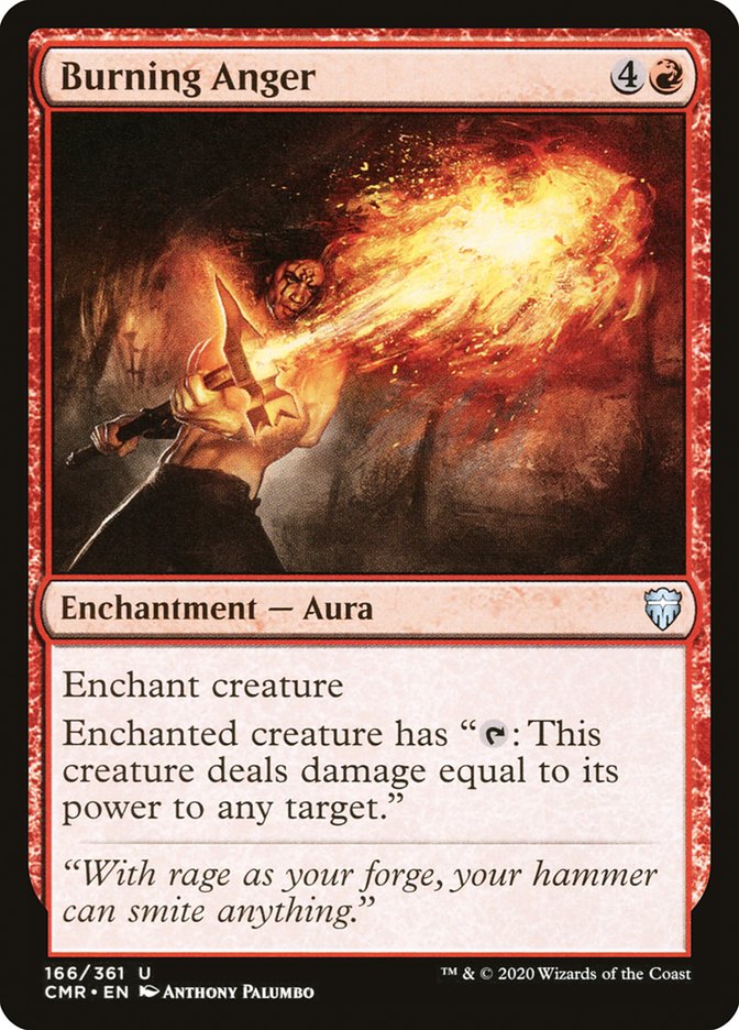 Burning Anger [Commander Legends] | Card Merchant Takapuna