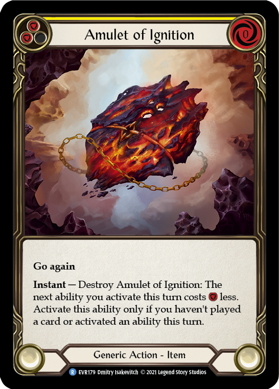 Amulet of Ignition [EVR179] (Everfest)  1st Edition Cold Foil | Card Merchant Takapuna