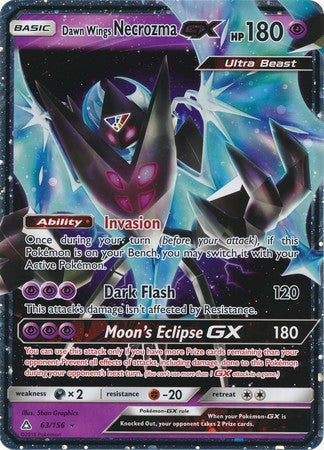 Dawn Wings Necrozma GX (63/156) (Jumbo Card) [Sun & Moon: Ultra Prism] | Card Merchant Takapuna