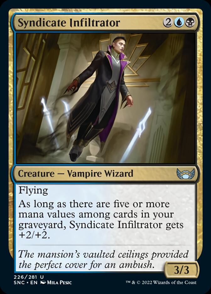 Syndicate Infiltrator [Streets of New Capenna] | Card Merchant Takapuna