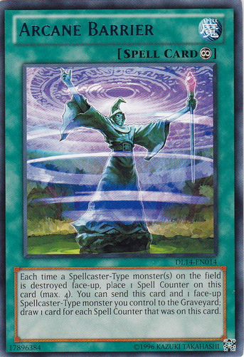 Arcane Barrier (Blue) [DL14-EN014] Rare | Card Merchant Takapuna