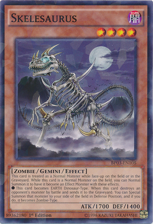 Skelesaurus [BP03-EN108] Shatterfoil Rare | Card Merchant Takapuna