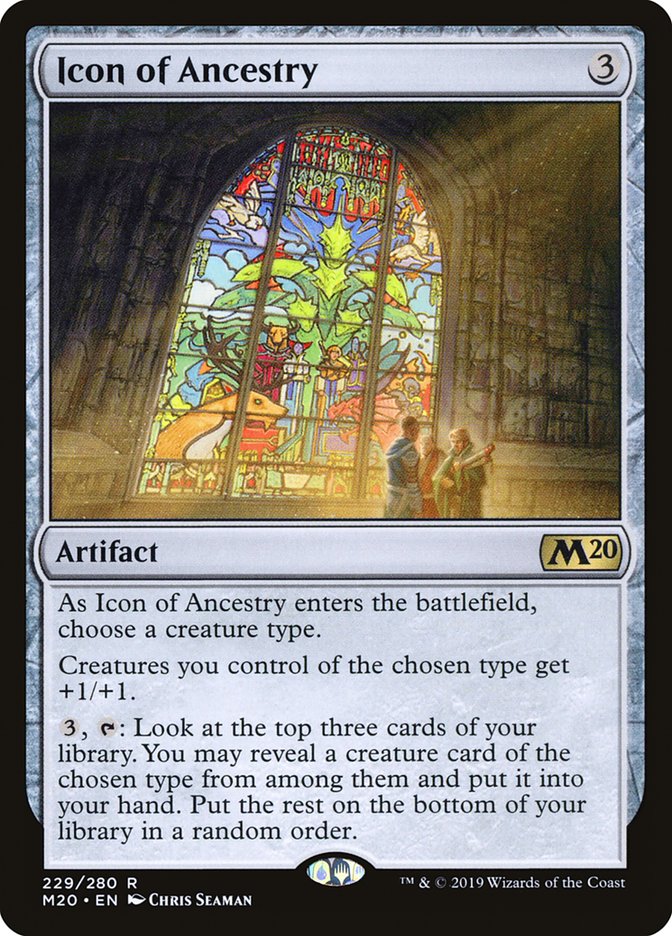 Icon of Ancestry [Core Set 2020] | Card Merchant Takapuna