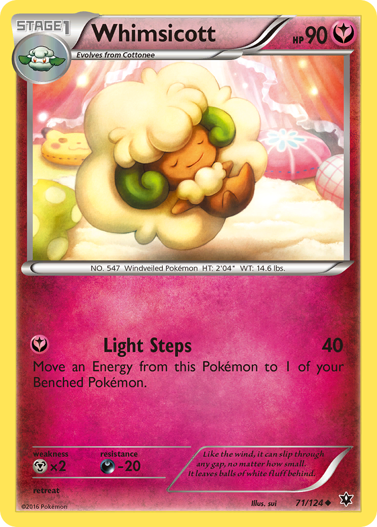 Whimsicott (71/124) [XY: Fates Collide] | Card Merchant Takapuna