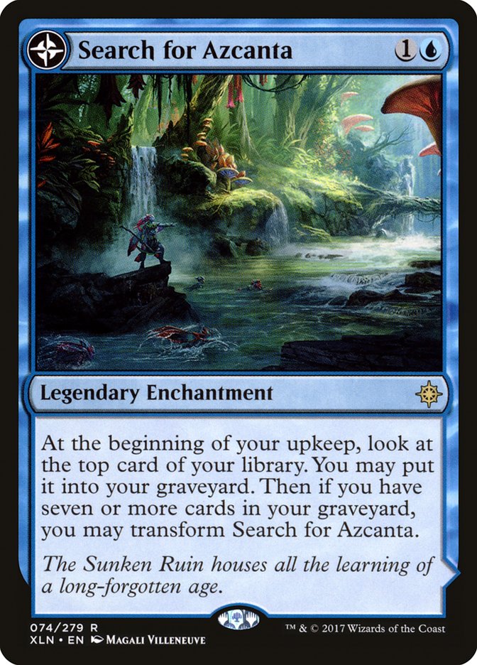 Search for Azcanta // Azcanta, the Sunken Ruin [Ixalan] | Card Merchant Takapuna