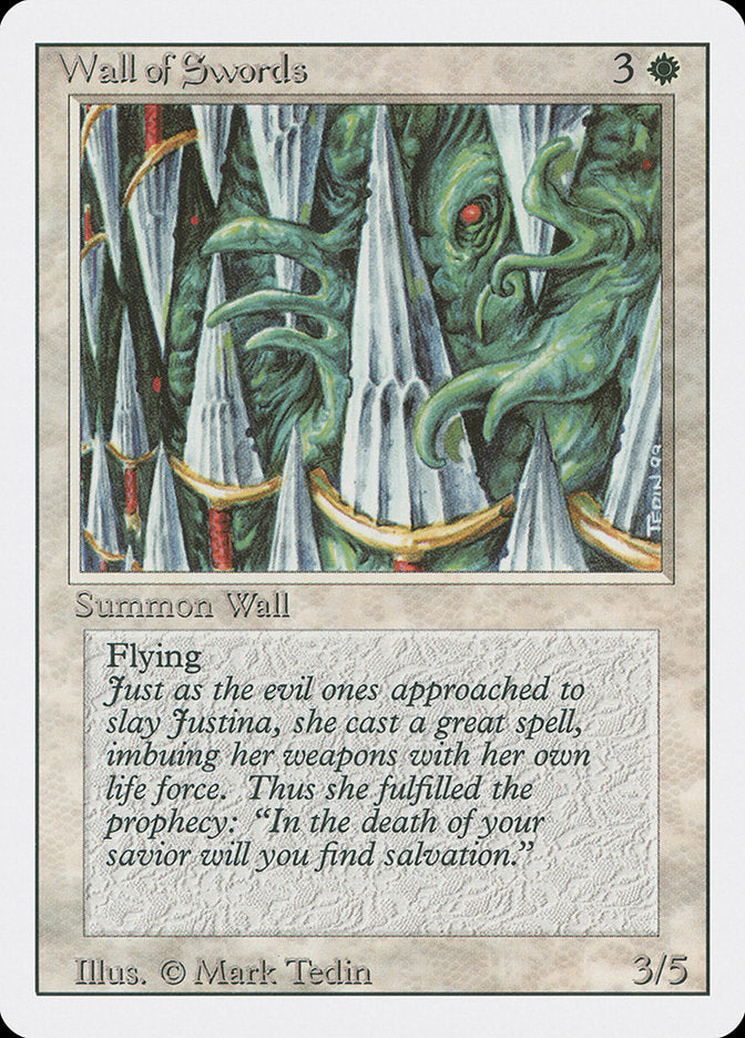 Wall of Swords [Revised Edition] | Card Merchant Takapuna