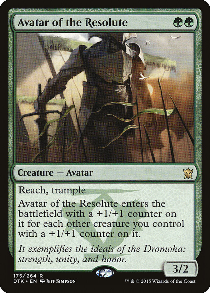 Avatar of the Resolute [Dragons of Tarkir] | Card Merchant Takapuna