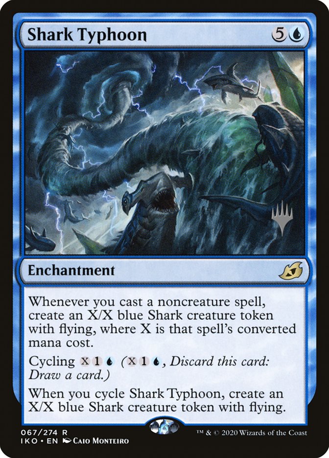 Shark Typhoon (Promo Pack) [Ikoria: Lair of Behemoths Promos] | Card Merchant Takapuna