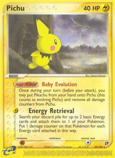 Pichu (20/100) [EX: Sandstorm] | Card Merchant Takapuna