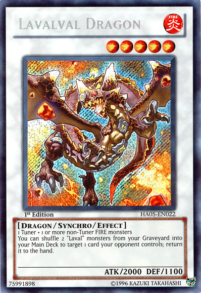 Lavalval Dragon [HA05-EN022] Secret Rare | Card Merchant Takapuna