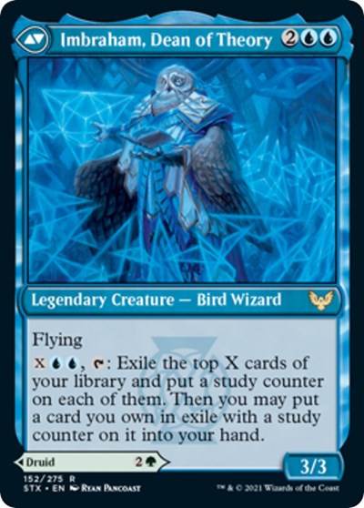 Kianne, Dean of Substance // Imbraham, Dean of Theory [Strixhaven: School of Mages Prerelease Promos] | Card Merchant Takapuna