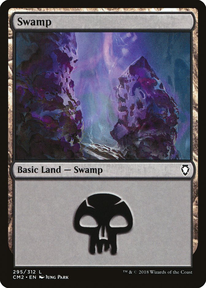 Swamp (295) [Commander Anthology Volume II] | Card Merchant Takapuna