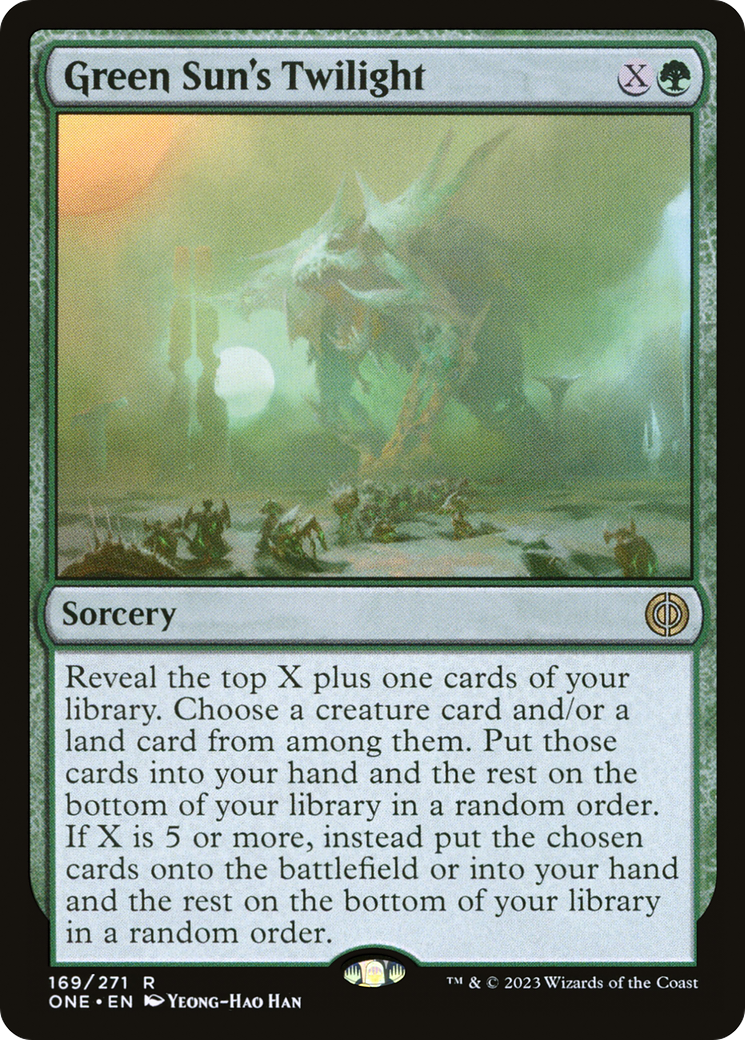 Green Sun's Twilight [Phyrexia: All Will Be One] | Card Merchant Takapuna