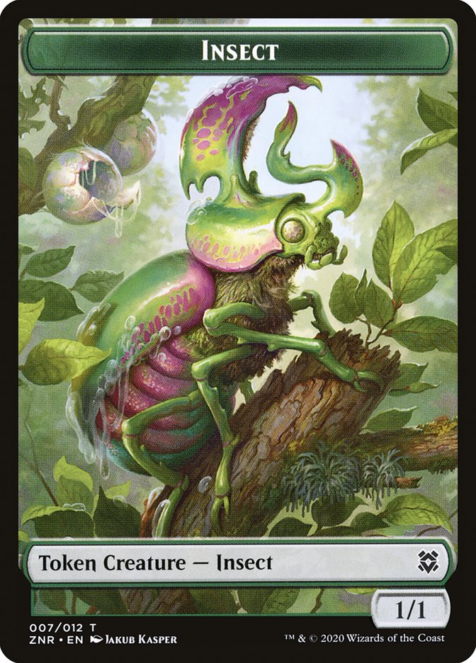 Insect Token [Zendikar Rising Tokens] | Card Merchant Takapuna