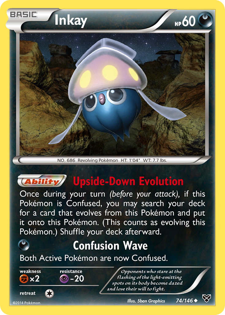 Inkay (74/146) [XY: Base Set] | Card Merchant Takapuna