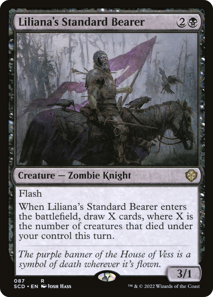 Liliana's Standard Bearer [Starter Commander Decks] | Card Merchant Takapuna