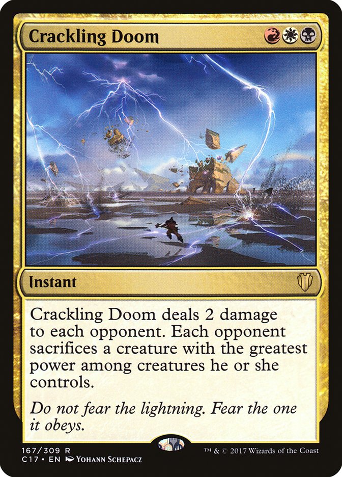 Crackling Doom [Commander 2017] | Card Merchant Takapuna