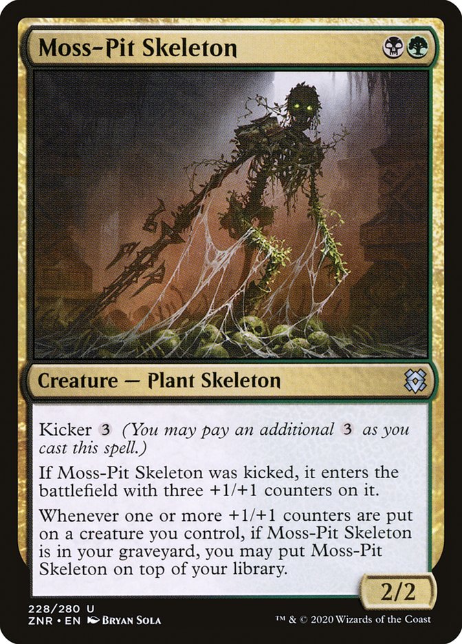 Moss-Pit Skeleton [Zendikar Rising] | Card Merchant Takapuna