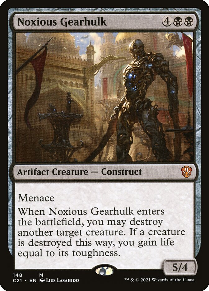 Noxious Gearhulk [Commander 2021] | Card Merchant Takapuna