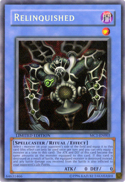 Relinquished [MC1-EN003] Secret Rare | Card Merchant Takapuna