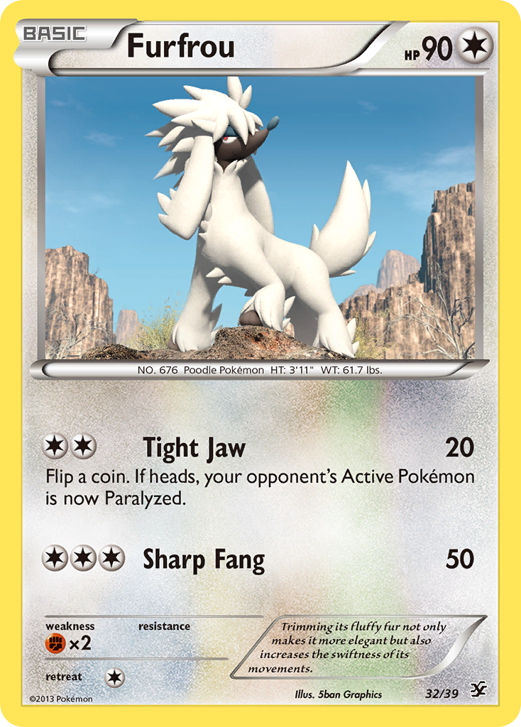 Furfrou (32/39) [XY: Kalos Starter Set] | Card Merchant Takapuna