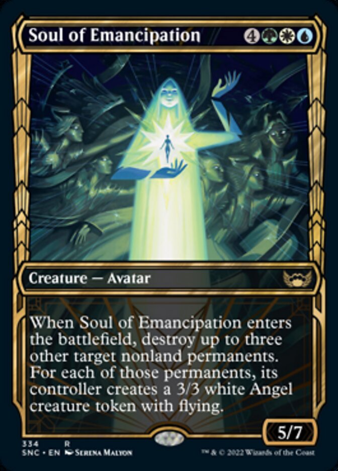 Soul of Emancipation (Showcase Golden Age) [Streets of New Capenna] | Card Merchant Takapuna