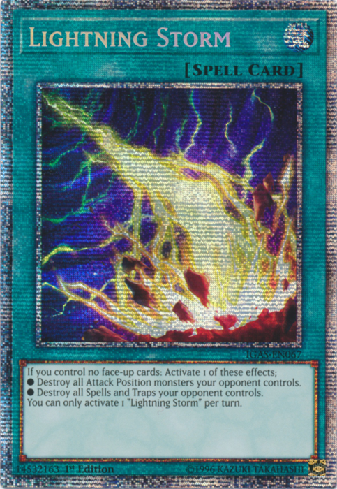 Lightning Storm [IGAS-EN067] Starlight Rare | Card Merchant Takapuna