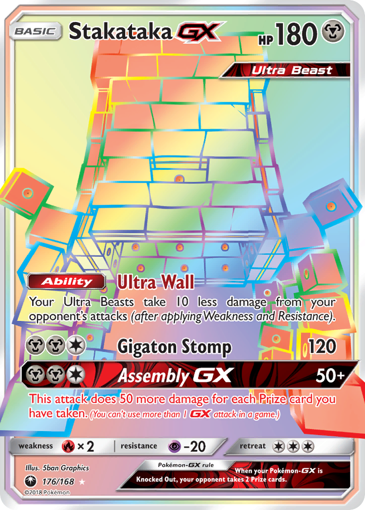 Stakataka GX (176/168) [Sun & Moon: Celestial Storm] | Card Merchant Takapuna