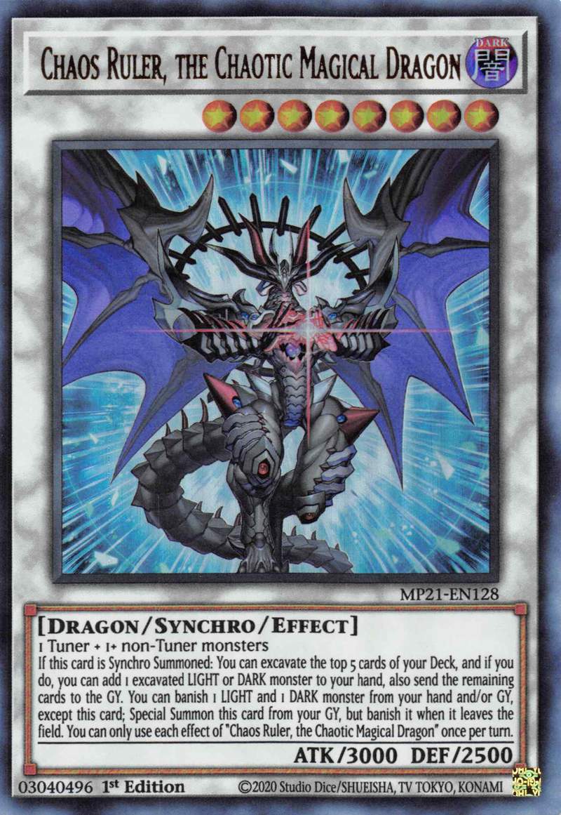 Chaos Ruler, the Chaotic Magical Dragon [MP21-EN128] Ultra Rare | Card Merchant Takapuna