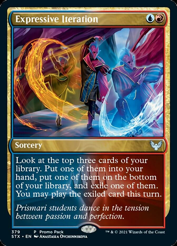 Expressive Iteration (Promo Pack) [Strixhaven: School of Mages Promos] | Card Merchant Takapuna