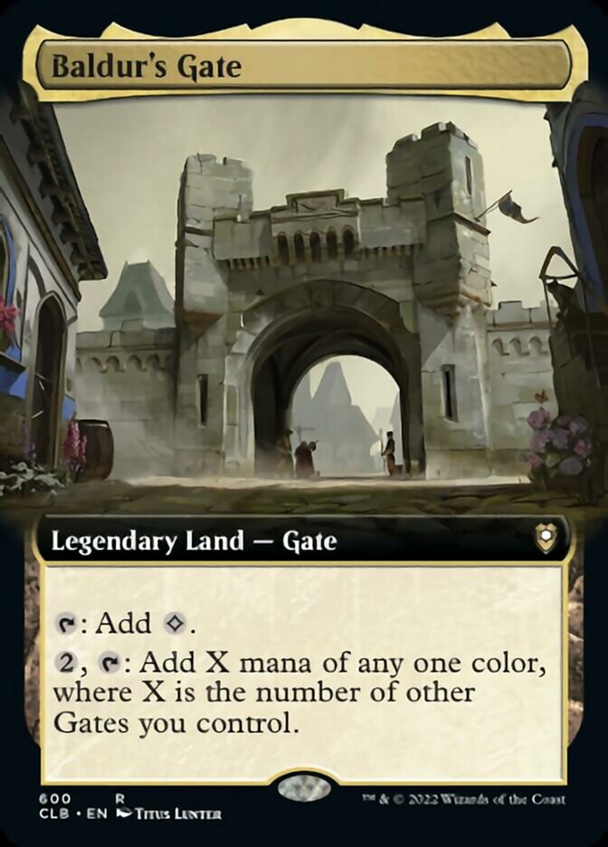 Baldur's Gate (Extended Art) [Commander Legends: Battle for Baldur's Gate] | Card Merchant Takapuna