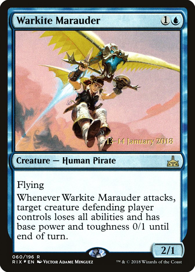 Warkite Marauder [Rivals of Ixalan Prerelease Promos] | Card Merchant Takapuna