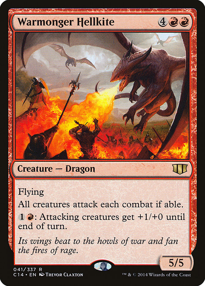 Warmonger Hellkite [Commander 2014] | Card Merchant Takapuna