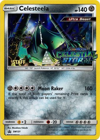 Celesteela (SM131) (Staff Prerelease Promo) [Sun & Moon: Black Star Promos] | Card Merchant Takapuna