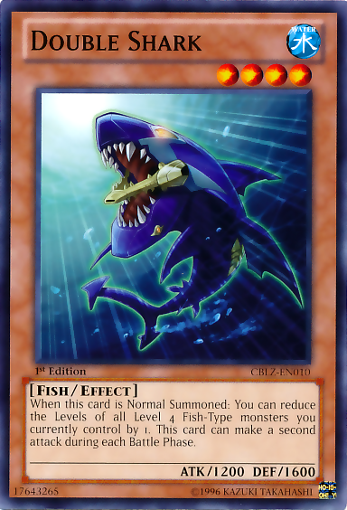 Double Shark [CBLZ-EN010] Common | Card Merchant Takapuna